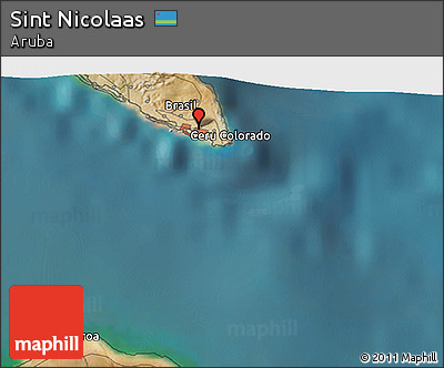 Satellite 3D Map of Sint Nicolaas