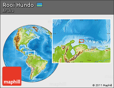 Physical Location Map of Rooi Hundo