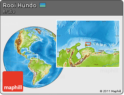 Physical Location Map of Rooi Hundo
