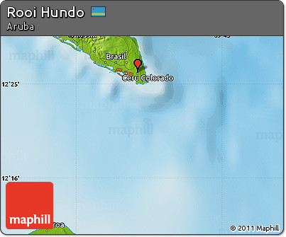 Physical Map of Rooi Hundo