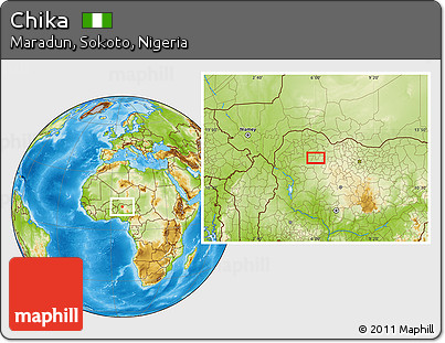 Physical Location Map of Chika