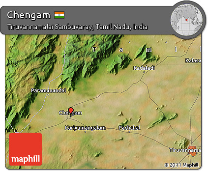 Satellite Map of Chengam