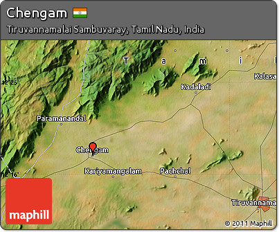 Satellite Map of Chengam