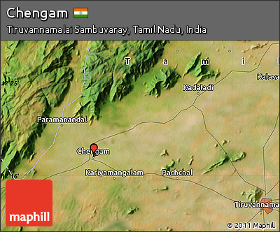 Satellite Map of Chengam