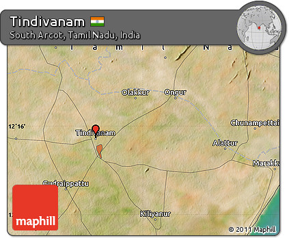 Satellite Map of Tindivanam