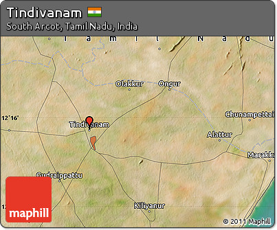 Satellite Map of Tindivanam