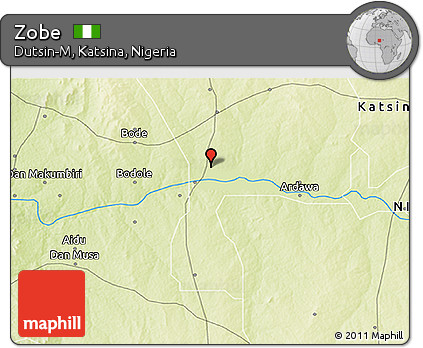 Physical 3D Map of Zobe
