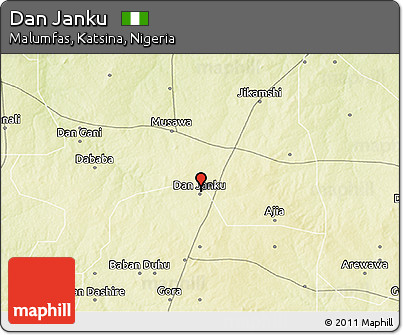 Physical 3D Map of Dan Janku