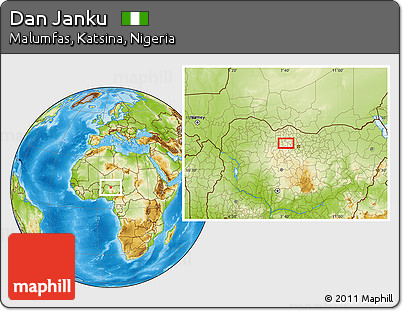Physical Location Map of Dan Janku