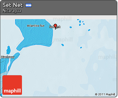 Political 3D Map of Set Net