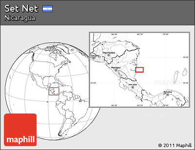 Blank Location Map of Set Net