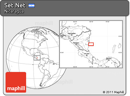 Blank Location Map of Set Net
