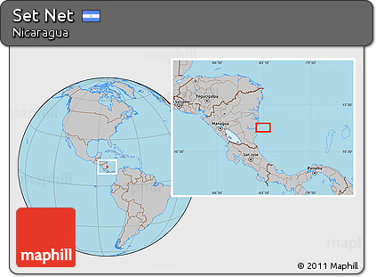 Gray Location Map of Set Net