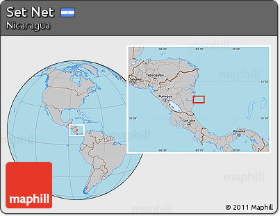 Gray Location Map of Set Net
