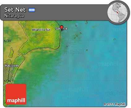 Satellite Map of Set Net