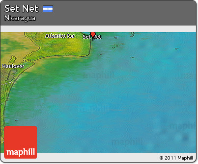 Satellite Panoramic Map of Set Net