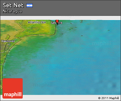 Satellite Panoramic Map of Set Net