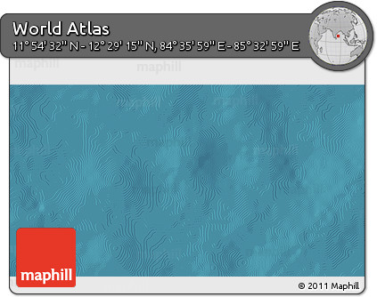 Satellite 3D Map of the Area around 12° 11' 54" N, 85° 4' 29" E