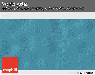 Satellite 3D Map of the Area around 12° 11' 54" N, 86° 46' 30" E