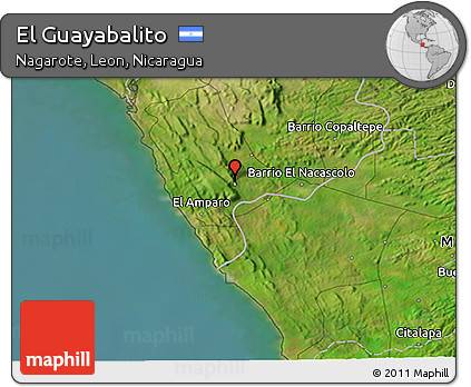 Satellite 3D Map of El Guayabalito
