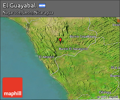 Satellite 3D Map of El Guayabal