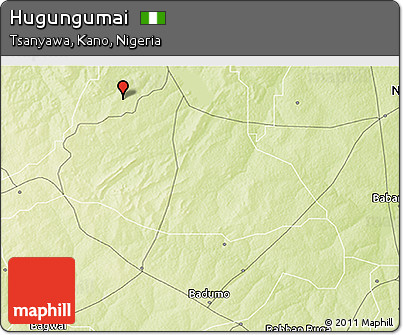 Physical 3D Map of Hugungumai