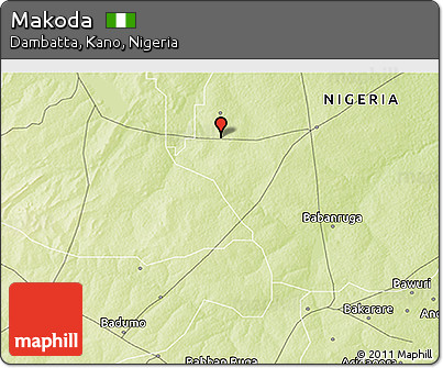 Physical 3D Map of Makoda