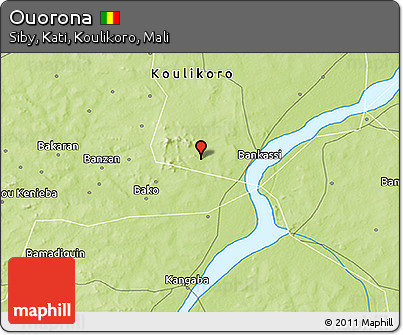 Physical 3D Map of Ouorona