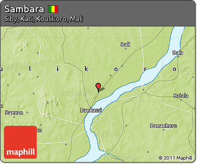 Physical Map of Sambara