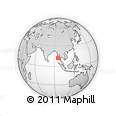 Outline Map of the Area around 12° 11' 54" N, 95° 16' 30" E, rectangular outline