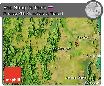 Satellite Map of Ban Nong Ta Taem