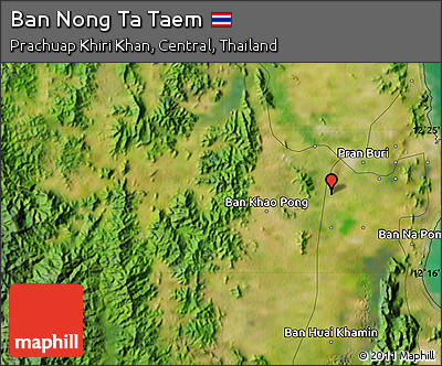 Satellite Map of Ban Nong Ta Taem