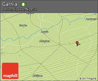 Physical 3D Map of Garnia