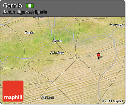 Satellite 3D Map of Garnia