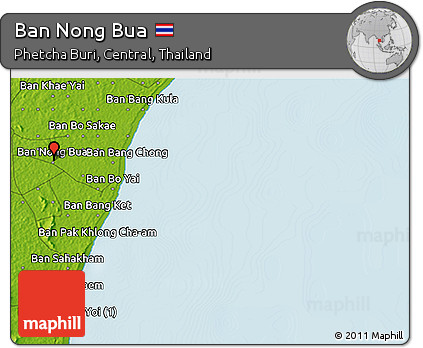 Physical 3D Map of Ban Nong Bua