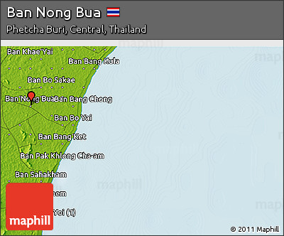Physical 3D Map of Ban Nong Bua