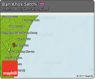 Physical 3D Map of Ban Khok Setthi