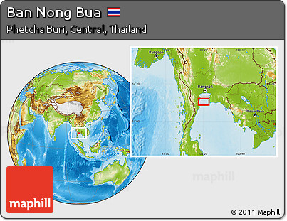 Physical Location Map of Ban Nong Bua