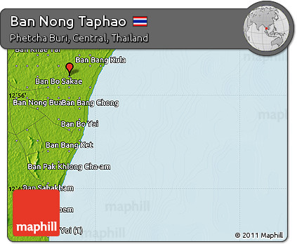 Physical Map of Ban Nong Taphao