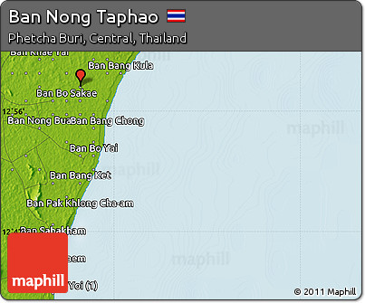 Physical Map of Ban Nong Taphao