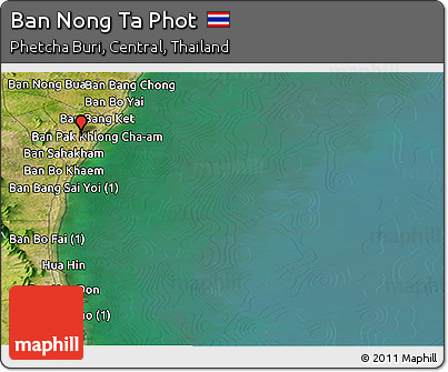 Satellite Panoramic Map of Ban Nong Ta Phot