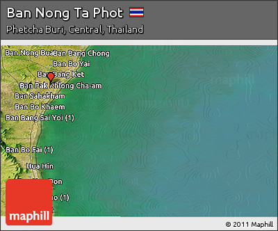 Satellite Panoramic Map of Ban Nong Ta Phot