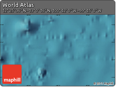 Satellite Map of the Area around 12° 42' 56" N, 100° 13' 29" W