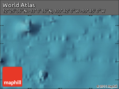Satellite Map of the Area around 12° 42' 56" N, 100° 13' 29" W