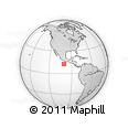 Outline Map of the Area around 12° 42' 56" N, 100° 13' 29" W, rectangular outline