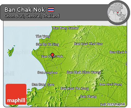 Physical 3D Map of Ban Chak Nok