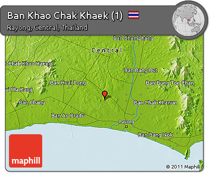 Physical 3D Map of Ban Khao Chak Khaek (1)