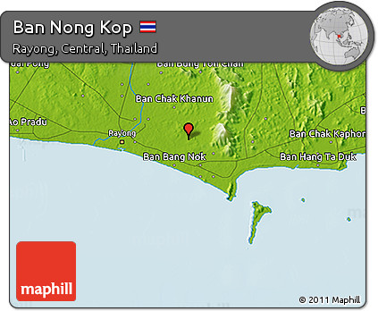 Physical 3D Map of Ban Nong Kop