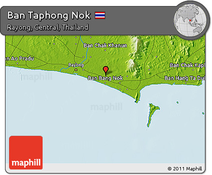 Physical 3D Map of Ban Taphong Nok