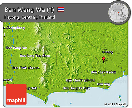 Physical 3D Map of Ban Wang Wa (1)
